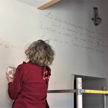 Quand Lamartine investit les murs …